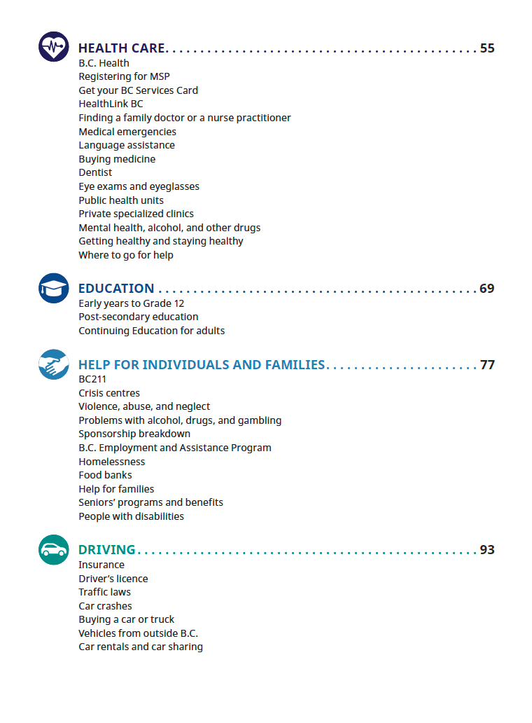 British Columbia newcomers’ guide to resources and services - AfriCan Immigration & Education