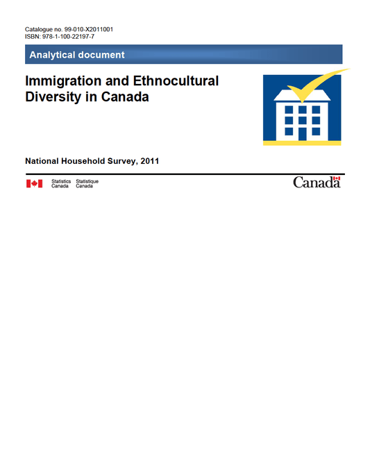 Immigration and Ethnocultural Diversity in Canada - English version - AfriCan Immigration & Education