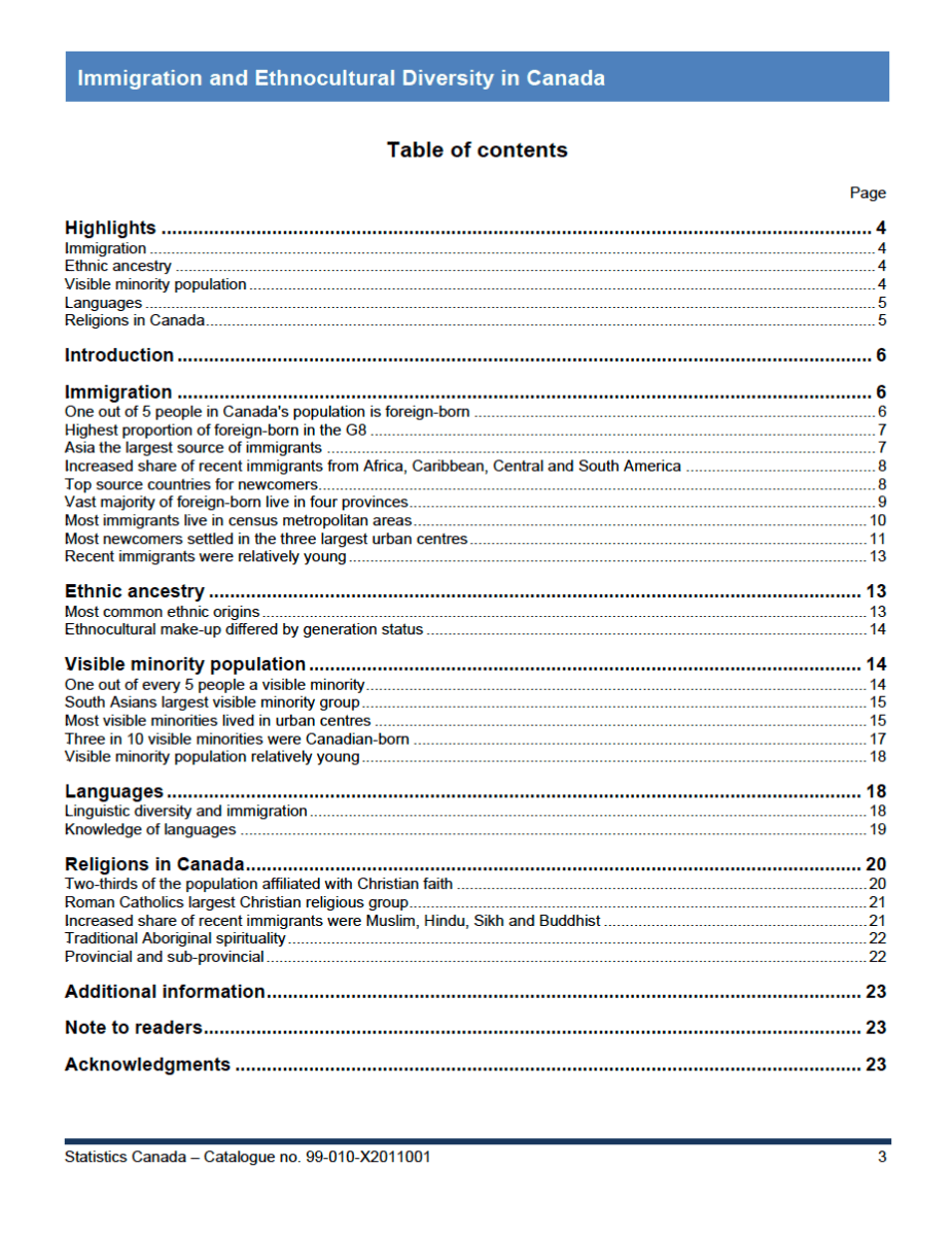 Immigration and Ethnocultural Diversity in Canada - English version - AfriCan Immigration & Education