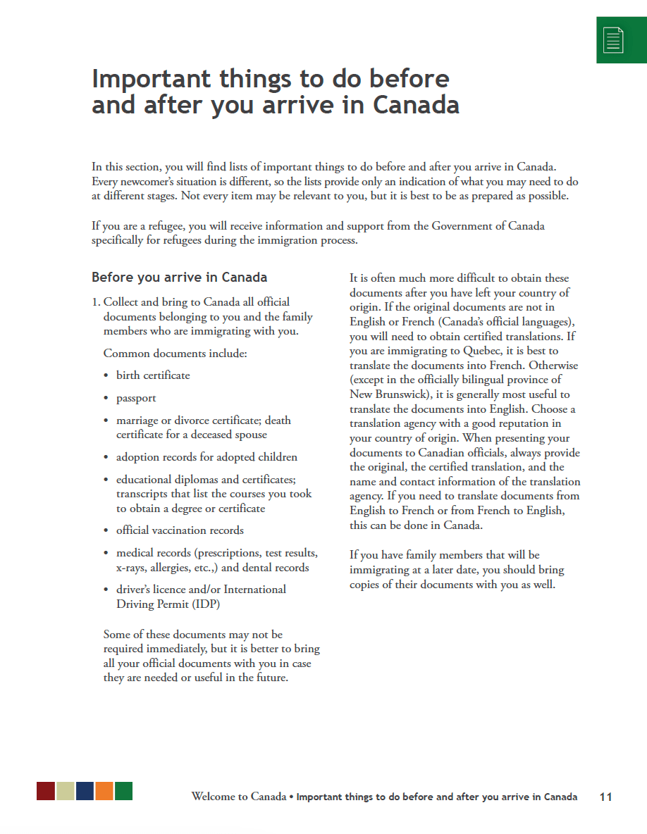 Welcome to Canada - What you should know - AfriCan Immigration & Education